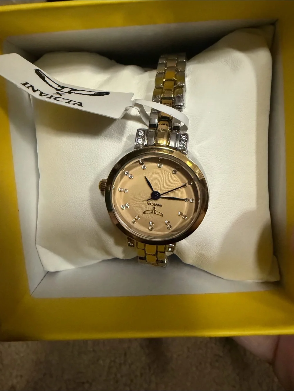 Invicta Women's Gold-Tone Round Bracelet Watch